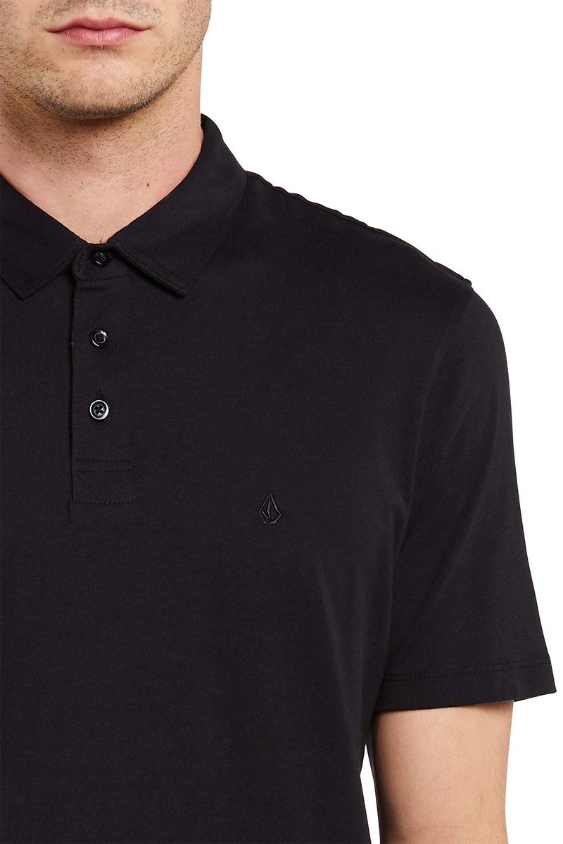 Volcom mens Wowzer Modern Fit Polo , BLACK , XX-Large - Image 1